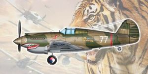 Trumpeter 1/48 Curtiss H-81A-2 (AVG) P-40 variant, American Volunteer Group # 05807