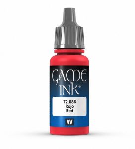 Vallejo 17ml Game Inky Red Acrylic Paint # 72086