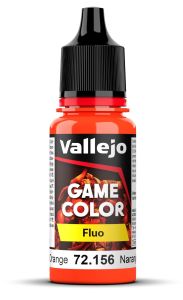 AV Vallejo 18ml Game Color Fluo Fluorescent Orange # 72156