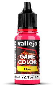AV Vallejo 18ml Game Color Fluo Fluorescent Red # 72157