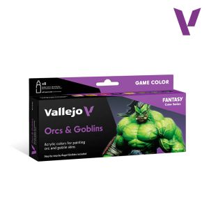 Vallejo Game Color Set Orcs & Goblins (x8) # 72192