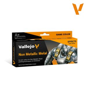 Vallejo Game Color Set Non Metallic Metal (x8) # 72193