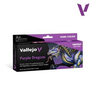 Vallejo Game Color Set Purple Dragons (x8) # 72194