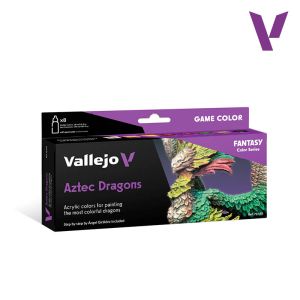 Vallejo Game Color Set Aztec Dragons (x8) # 72195