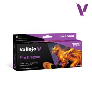 Vallejo Game Color Set Fire Dragons (x8) # 72196