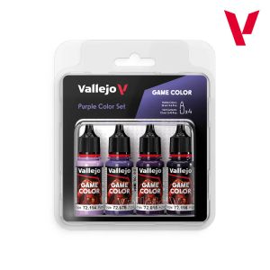 Vallejo Game Color Set Purple Colours (x4) # 72382