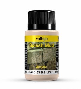 Vallejo Weathering Effects 40ml - Light Brown Splash Mud # 73804