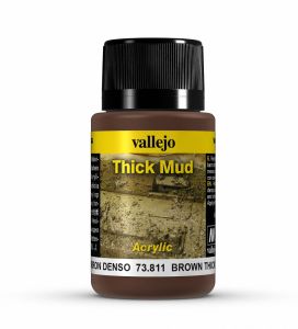 Vallejo Weathering Effects 40ml - Brown Thick Mud # 73811