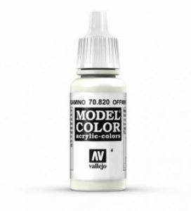 Vallejo 004 17ml Off White Acrylic Modelling Paint # 820