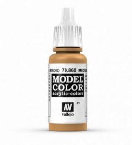 Vallejo 021 17ml Medium Flesh Tone Acrylic Modelling Paint # 860