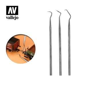 Vallejo Tools - Set of 3 Stainless Steel Probes # 02001