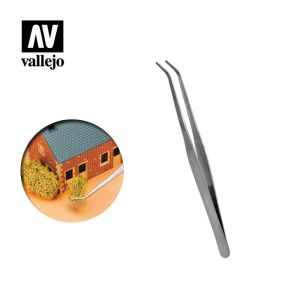 Vallejo Tools Strong Curved S/Steel Tweezers 175mm # T12009