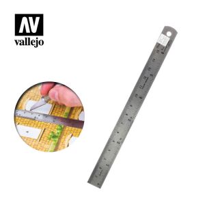 Vallejo Tools 150mm Steel Rule # T15003