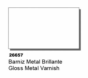 Vallejo 60ml Metal Color - Gloss Metal Varnish # 26657