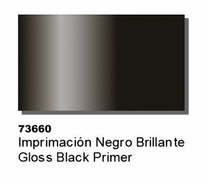 Vallejo 60ml Metal Color - Gloss Black Primer # 73660