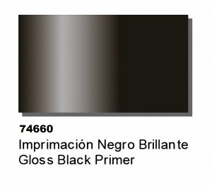Vallejo 200ml Metal Color - Gloss Black Primer # 74660