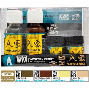 Mr Hobby Yakumo Colour Set A WWII Western Front # WY-01