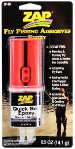 Zap 0.5oz, 14.1g Fly Fishing Adhesives Quick Set Epoxy # ZF-35