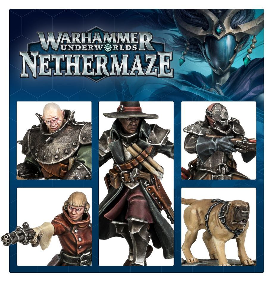 Games Workshop Warhammer Underworlds: Nethermaze – Hexbane's Hunters # 109-16
