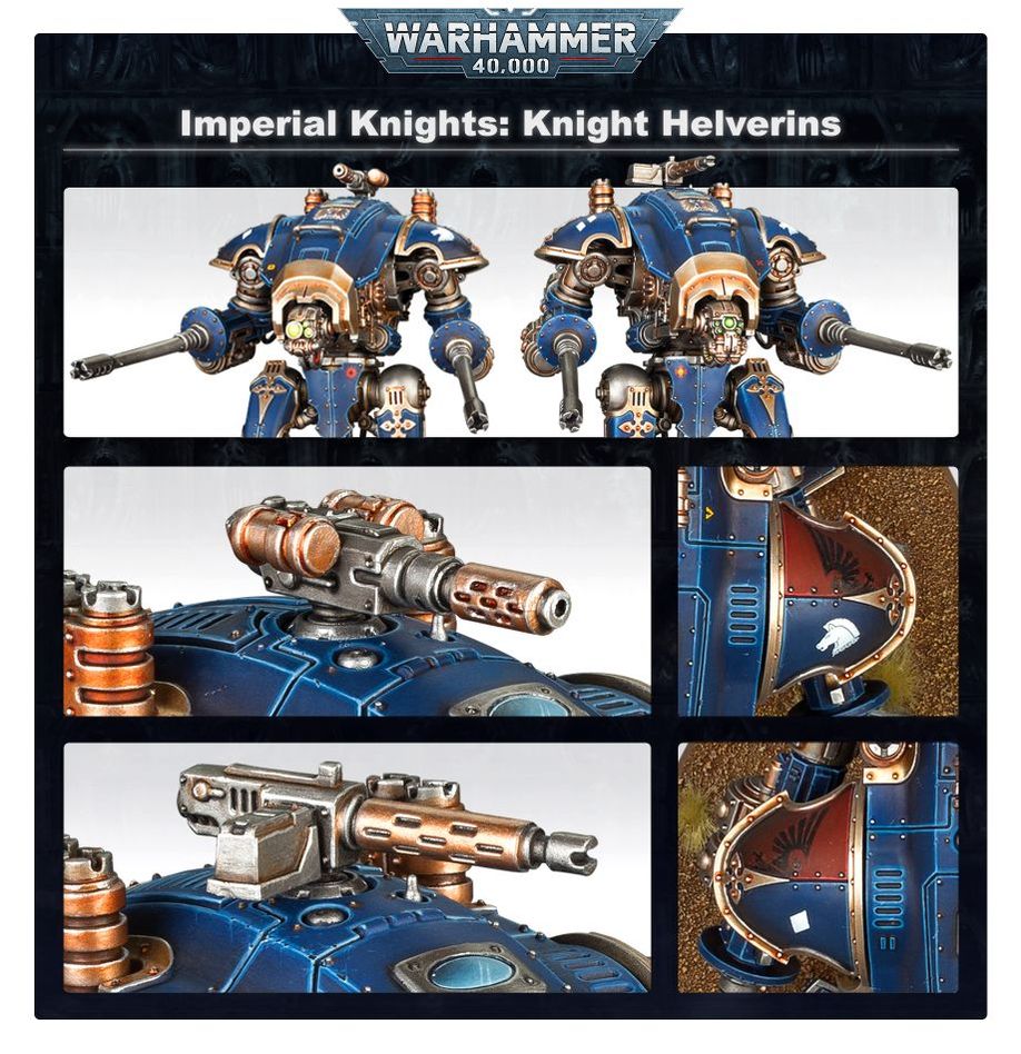 Games Workshop Imperial Knights: Knight Armigers Helverins # 54-20