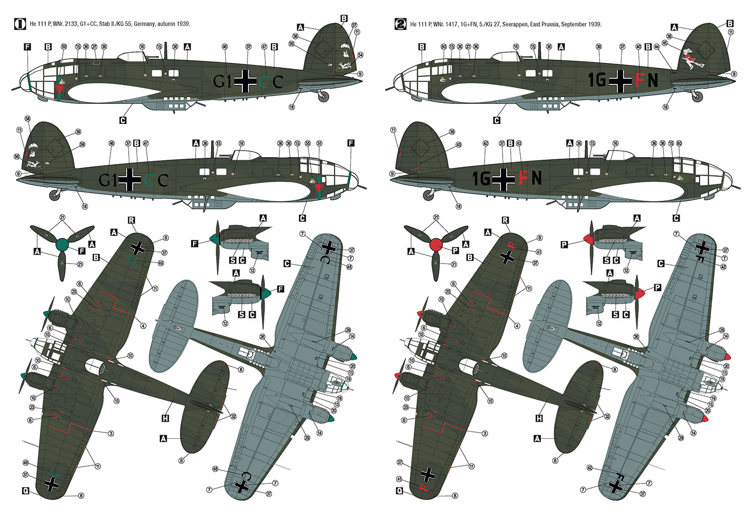 Hobby 2000 1/72 Heinkel He-111P Outbreak of War 1939 # 72076