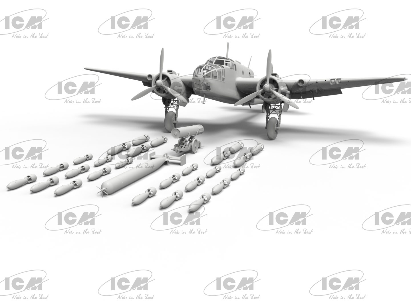 ICM 1/48 Bristol Beaufort Mk.I. Bombing Raid # 48314