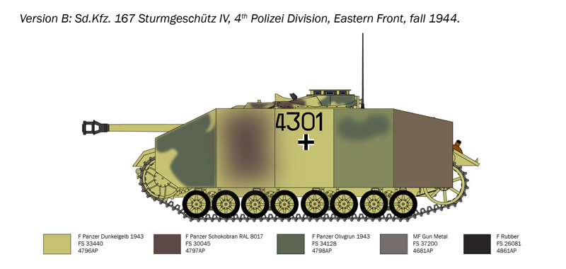 Italeri 1/35 Sturmgeschutz/StuG.IV # 0223