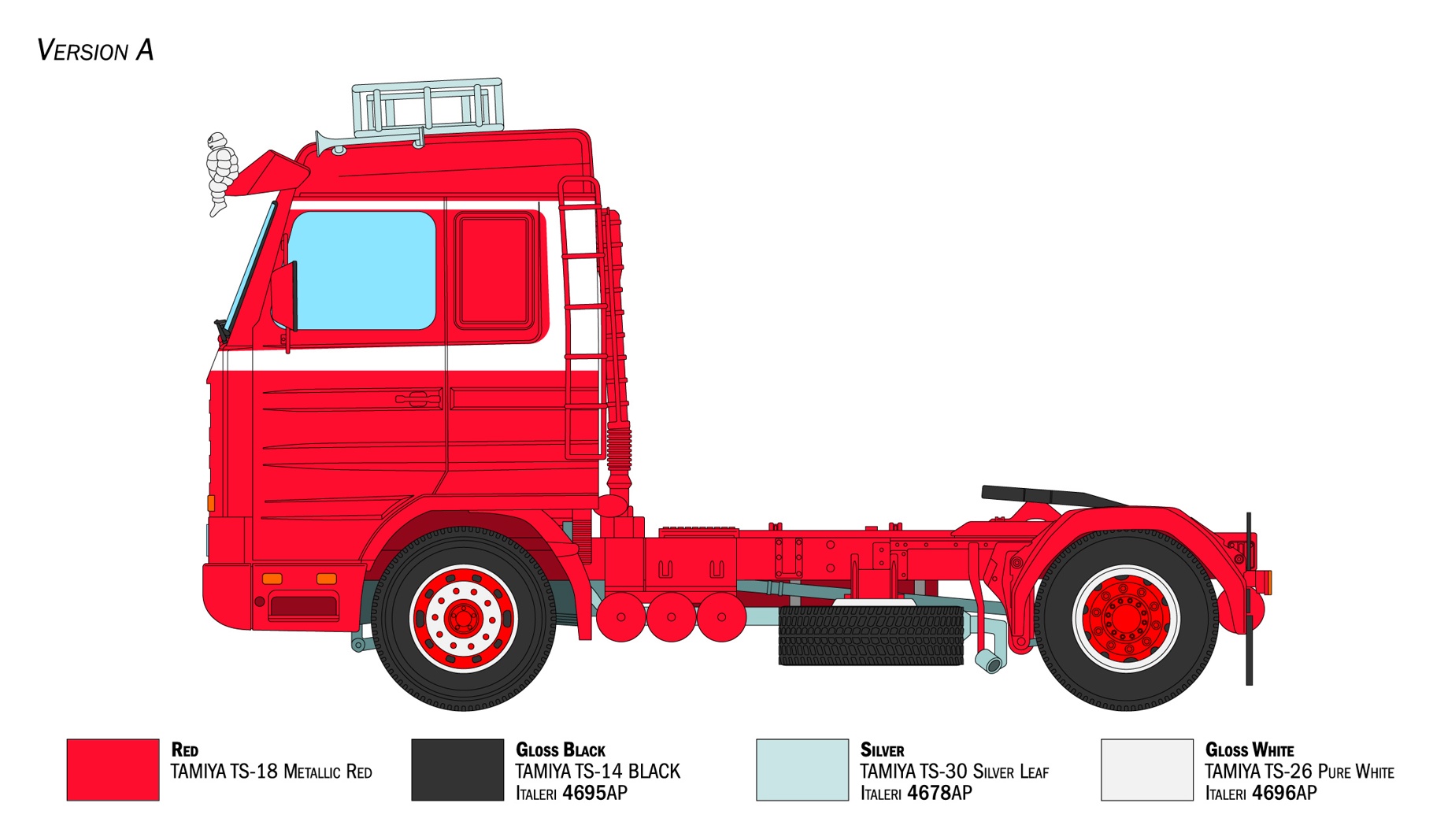 Italeri 1/24 Scania R143 M500 Streamline 4x2 # 3950