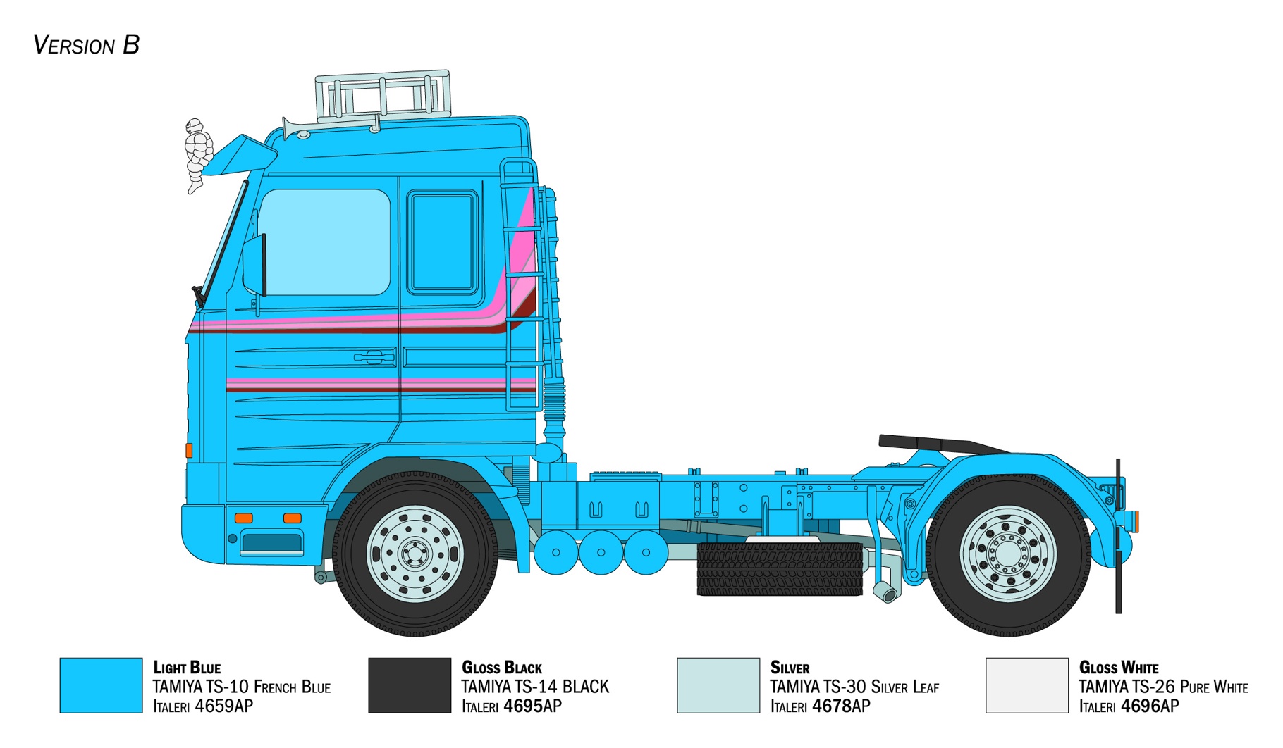 Italeri 1/24 Scania R143 M500 Streamline 4x2 # 3950