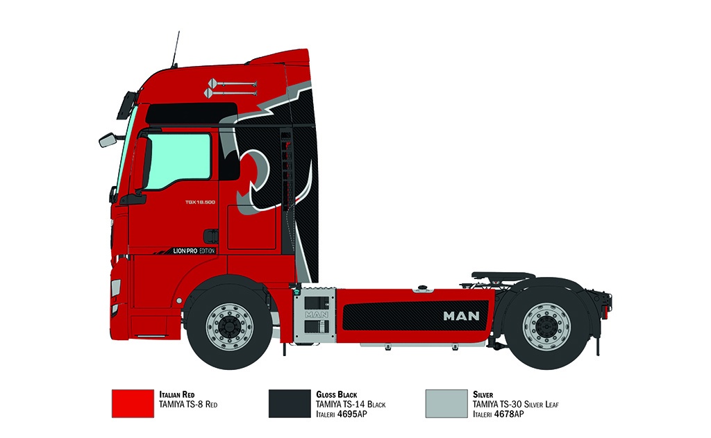 Italeri 1/24 Man TGX XXL D38 # 3959