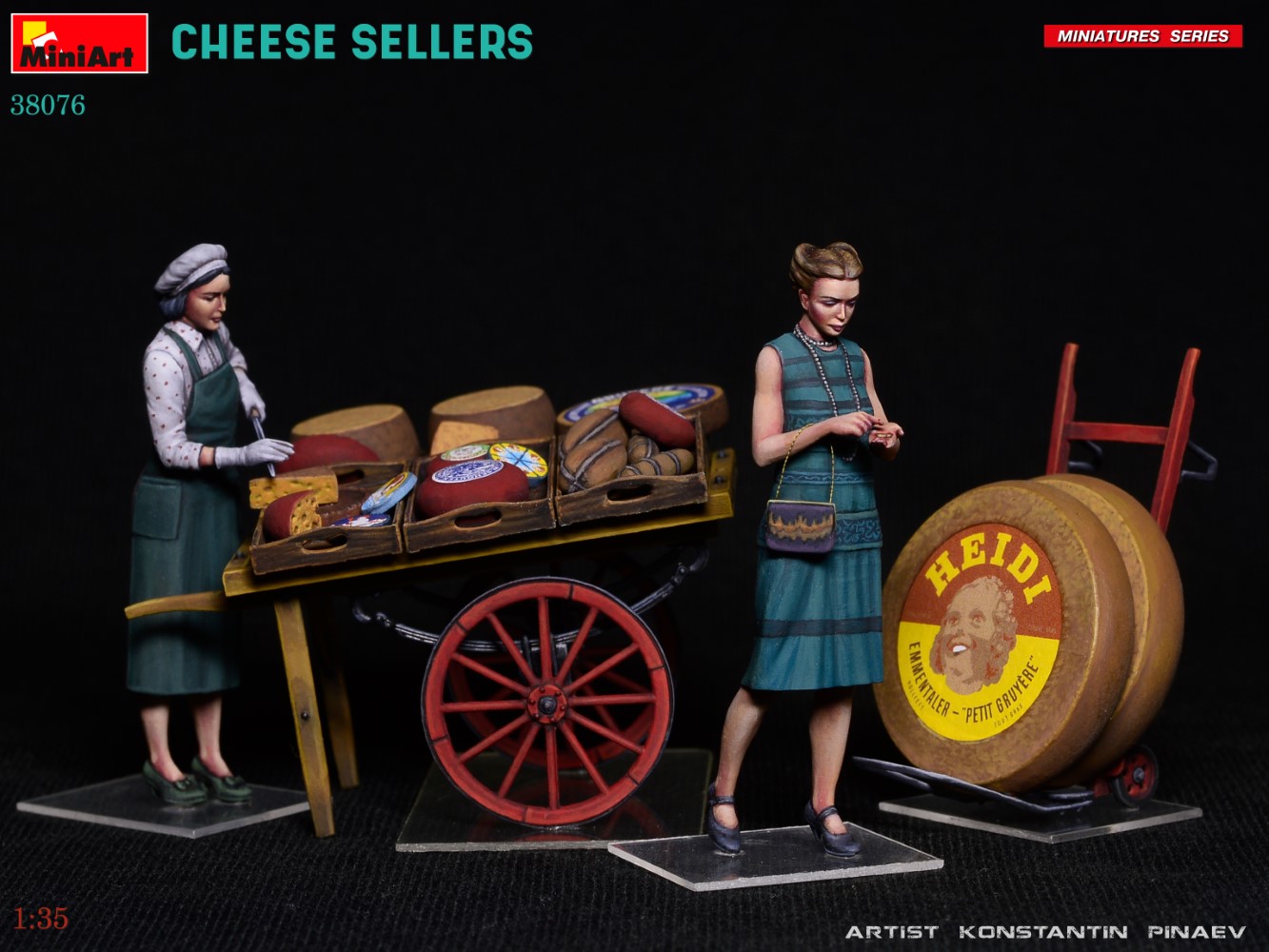 Miniart 1/35 Cheese Sellers # 38076