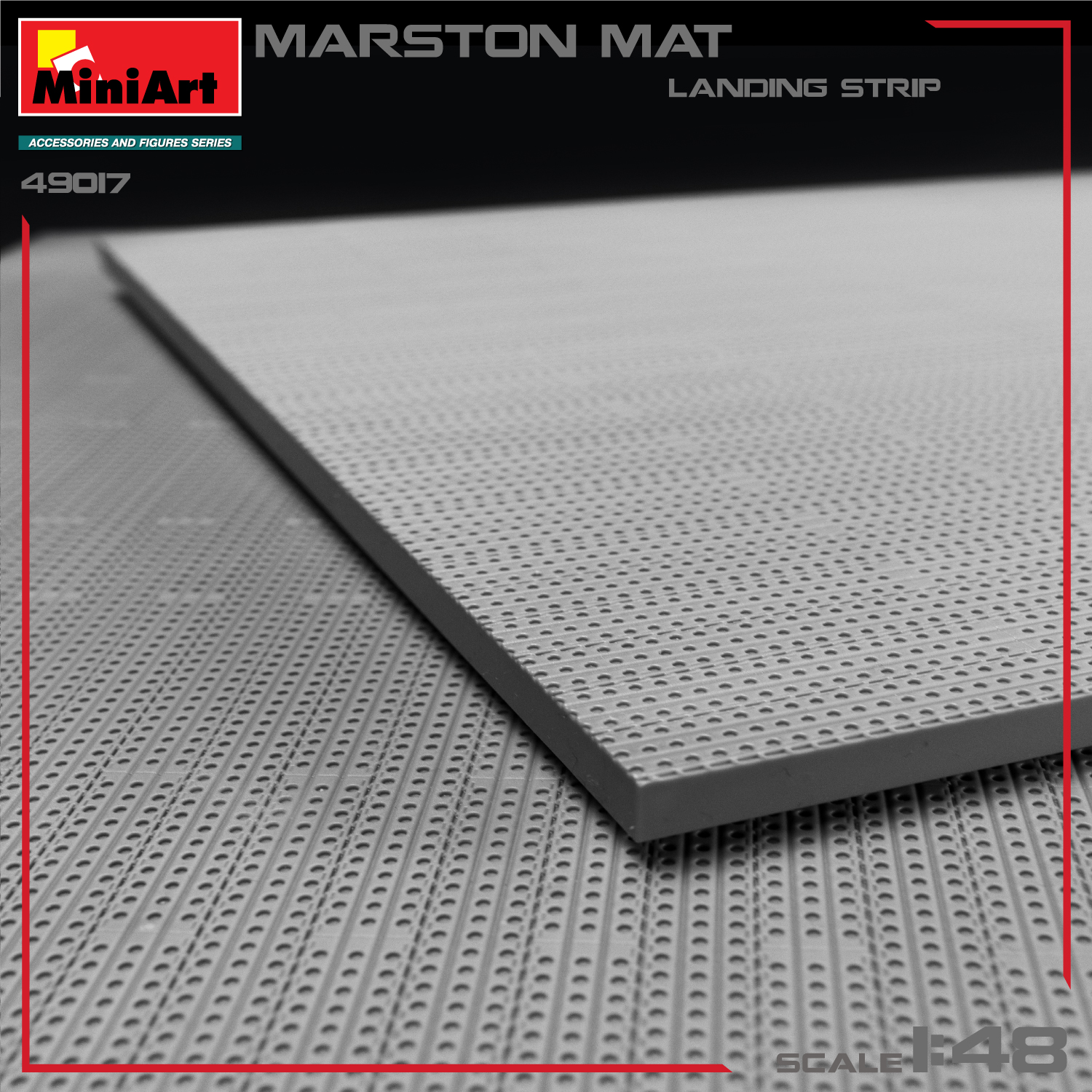Miniart 1/48 Marston Mat Landing Strip # 49017