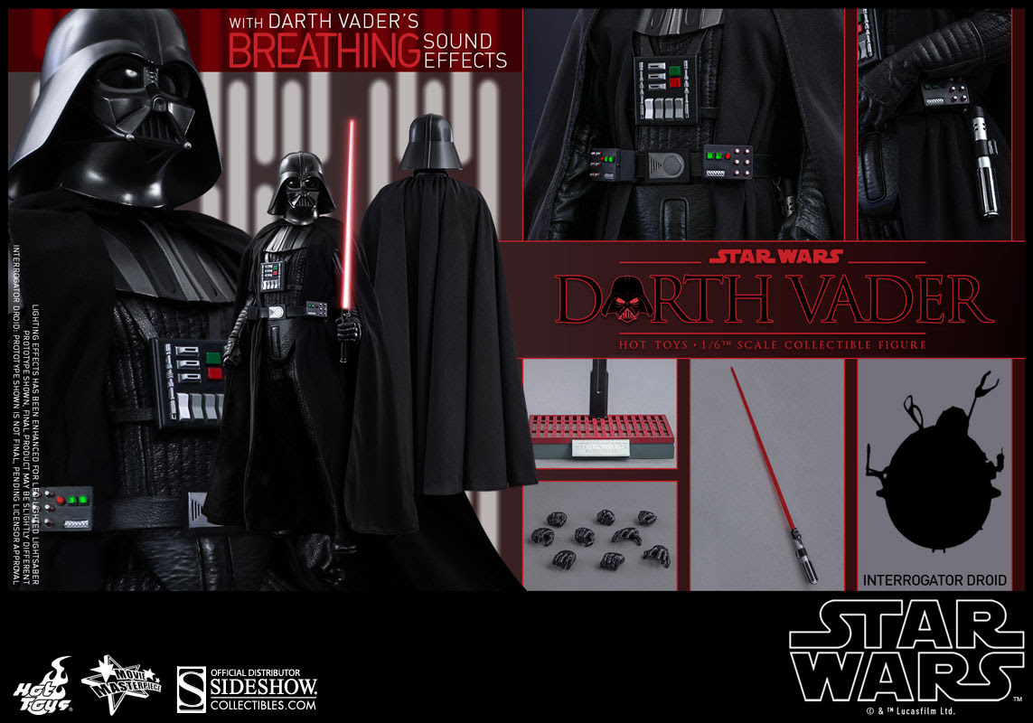 Hot Toys 1/6 The Sith Lord Returns - Darth Vader Figure # 902320