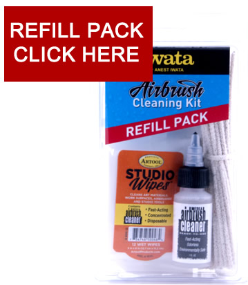 Iwata Airbrush Cleaning Kit Refill Pack # IWCL-150
