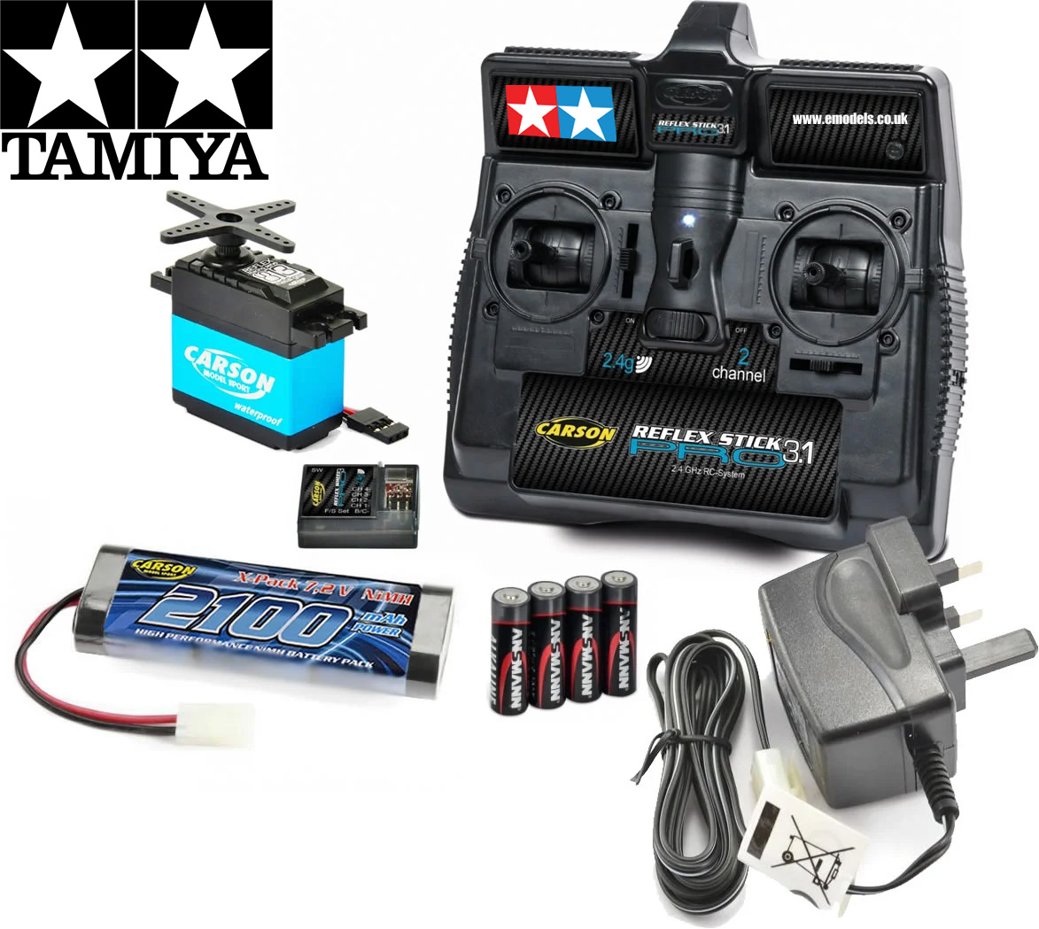 Tamiya Radio Controlled Starter Set - All In One Box