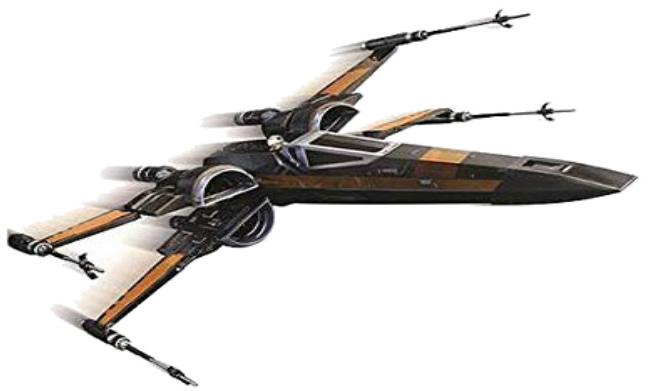 Hot Wheels Star Wars Force Awaken Poe Dameron's X-Wing Fighter # 08